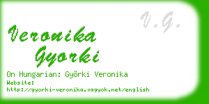 veronika gyorki business card